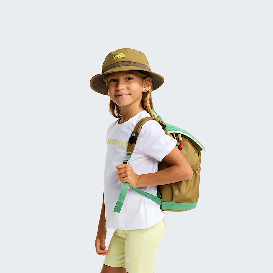 Mini Explorerrugzak voor kids TNF CedarDimmed AlgaeLemon Mist ALT7