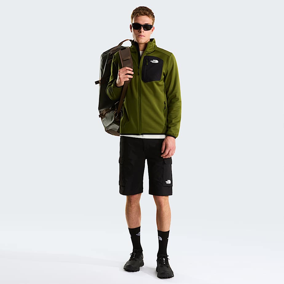 Mens Crest FullZip Fleece TNF ALT1