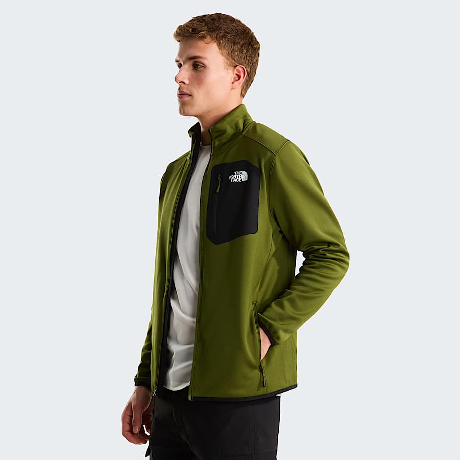 Mens Crest FullZip Fleece TNF ALT4