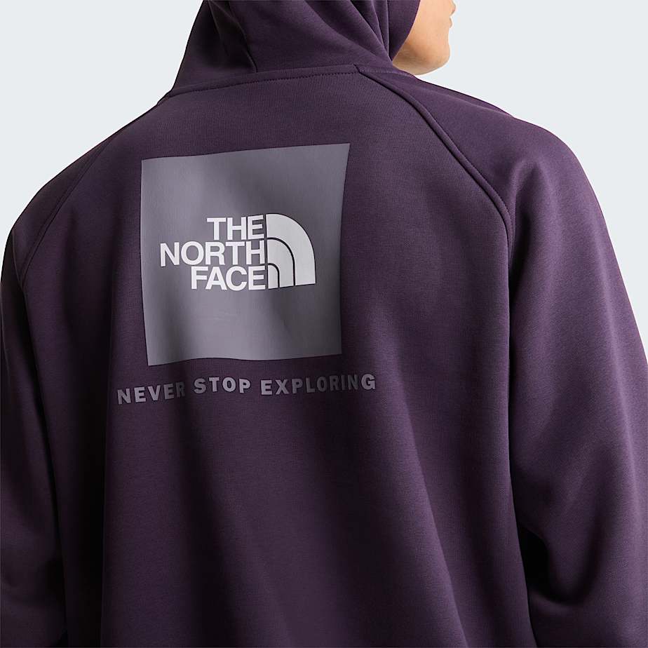 Felpa con cappuccio e maniche raglan NSE Box da uomo TNF Endless Dusk ALT5