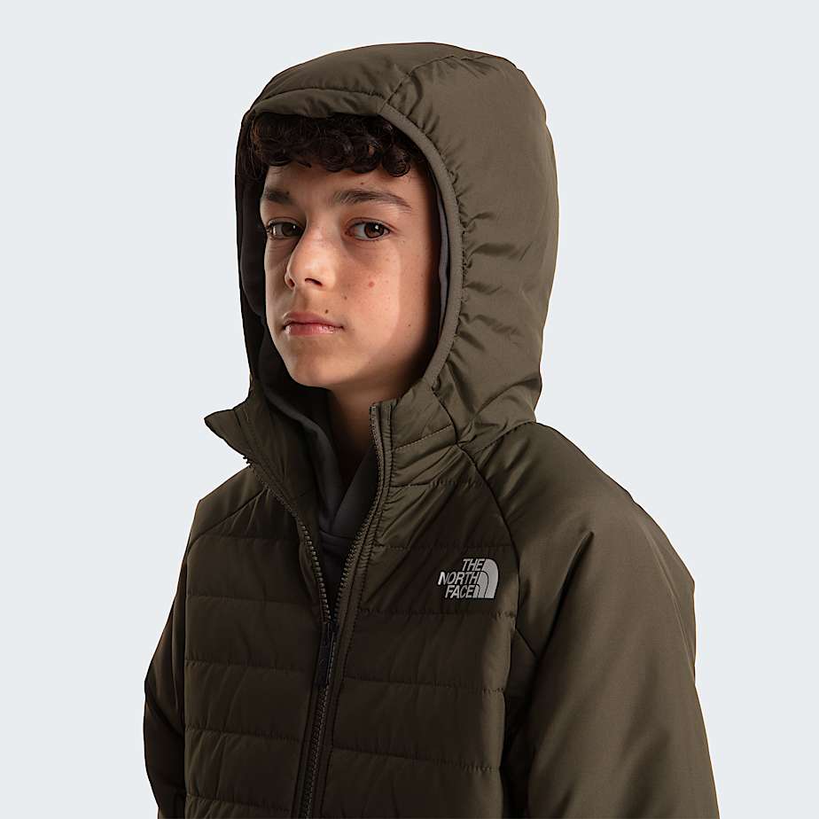 Boys Never Stop Synthetic Jacket TNF New Taupe Green ALT5