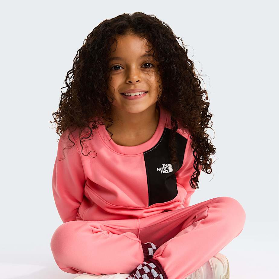 Kids TNF Performance Fleece TwoPiece Set TNF Coral Crush ALT9