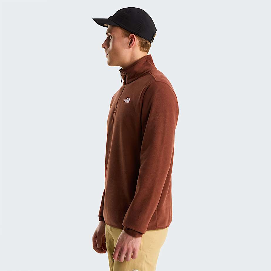 Pile Glacier con cerniera a 14 da uomo TNF Ember Soil ALT2