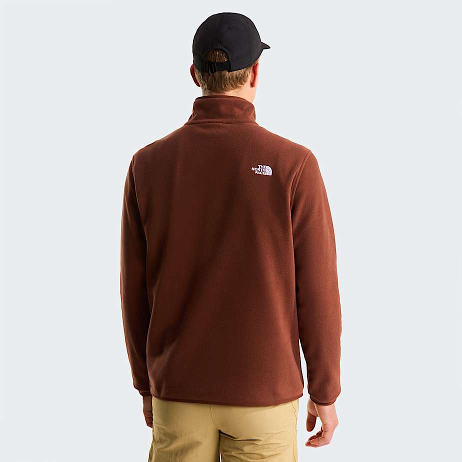 Pile Glacier con cerniera a 14 da uomo TNF Ember Soil ALT3