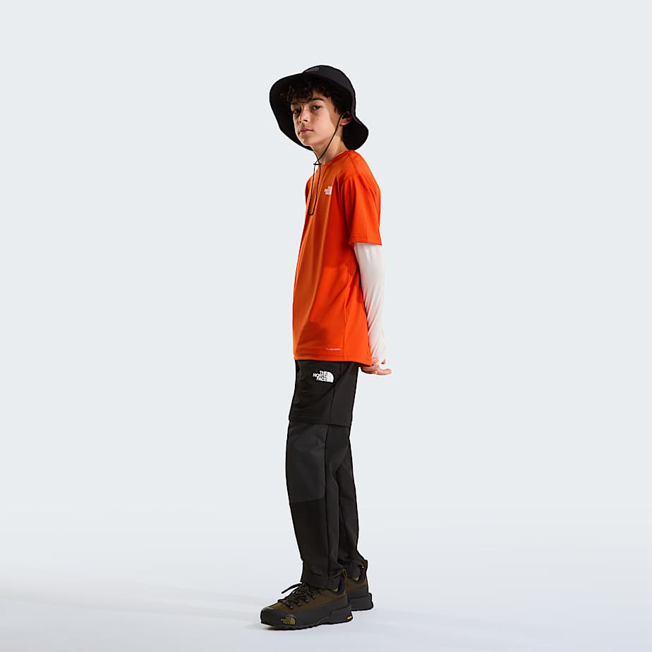 Teens 247 TShirt TNF Lava Red ALT1