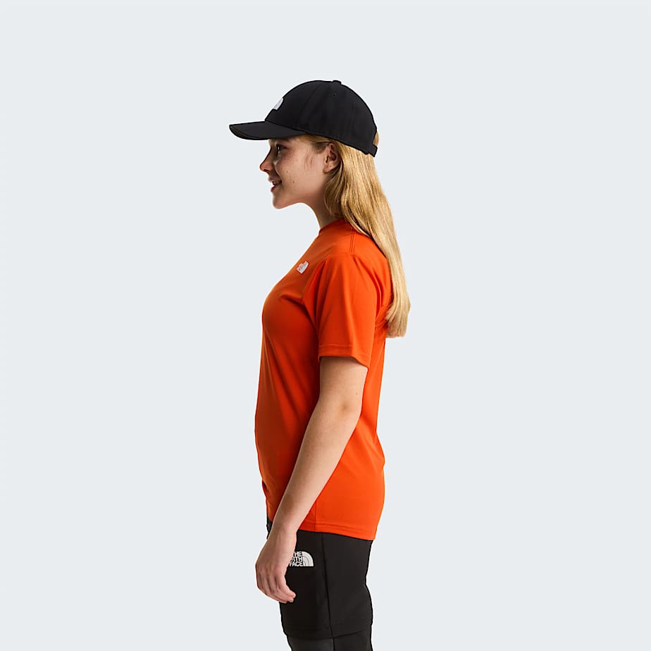 Teens 247 TShirt TNF Lava Red ALT8