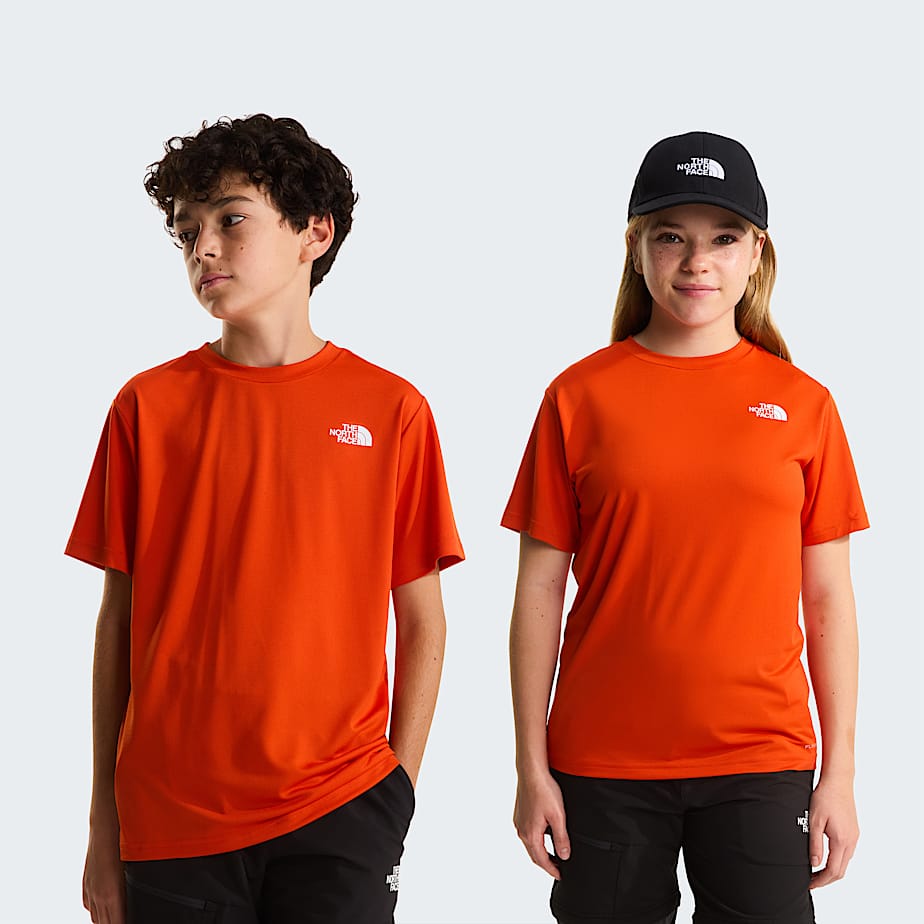Teens 247 TShirt TNF Lava Red HERO