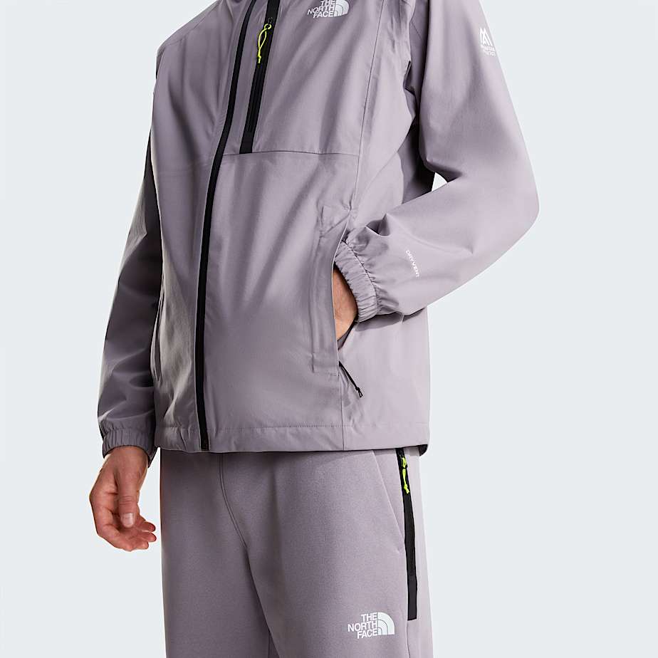 Mens Mountain Athletics Rainlit Hooded Jacket TNF Transcendent Grey ALT6