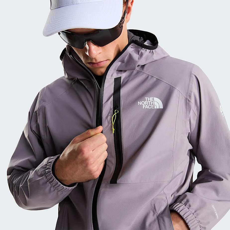 Mens Mountain Athletics Rainlit Hooded Jacket TNF Transcendent Grey ALT7