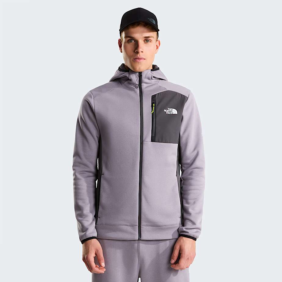 Mens Mountain Athletics Hooded Fleece TNF Transcendent GreyAnthracite Grey HERO