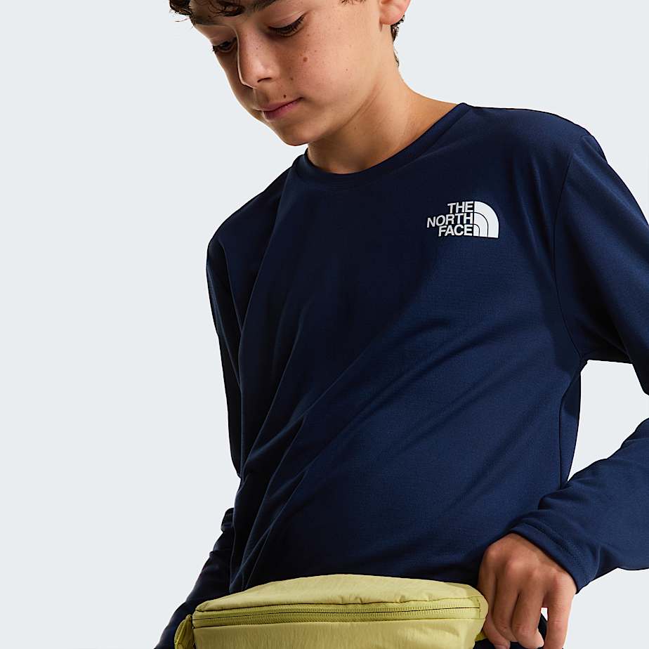 Teens 247 LongSleeve TShirt TNF Summit Navy ALT6