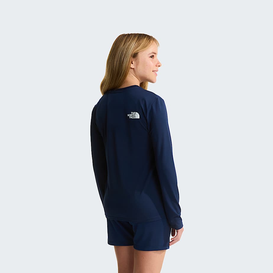 Teens 247 LongSleeve TShirt TNF Summit Navy ALT8