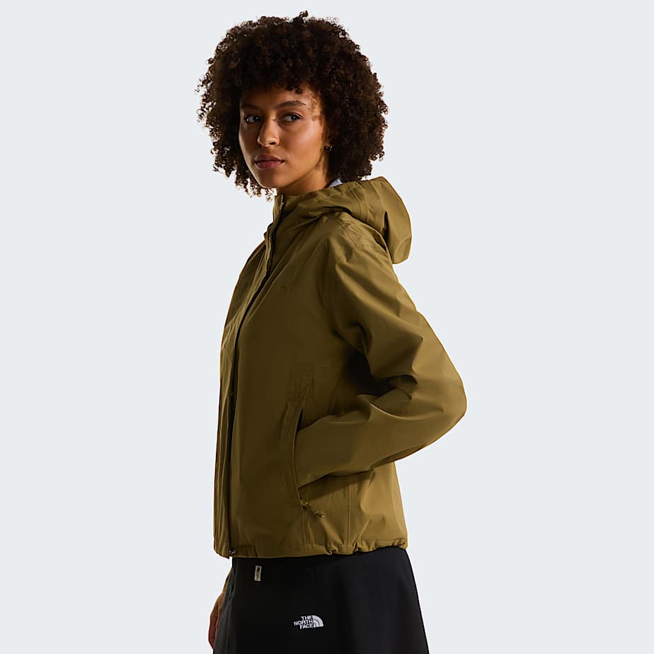 Womens Voyage Rain 3L Hooded Jacket TNF Cedar ALT2