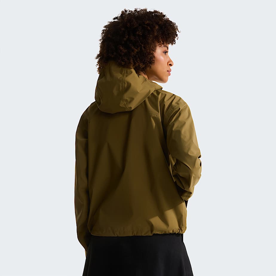Womens Voyage Rain 3L Hooded Jacket TNF Cedar ALT3