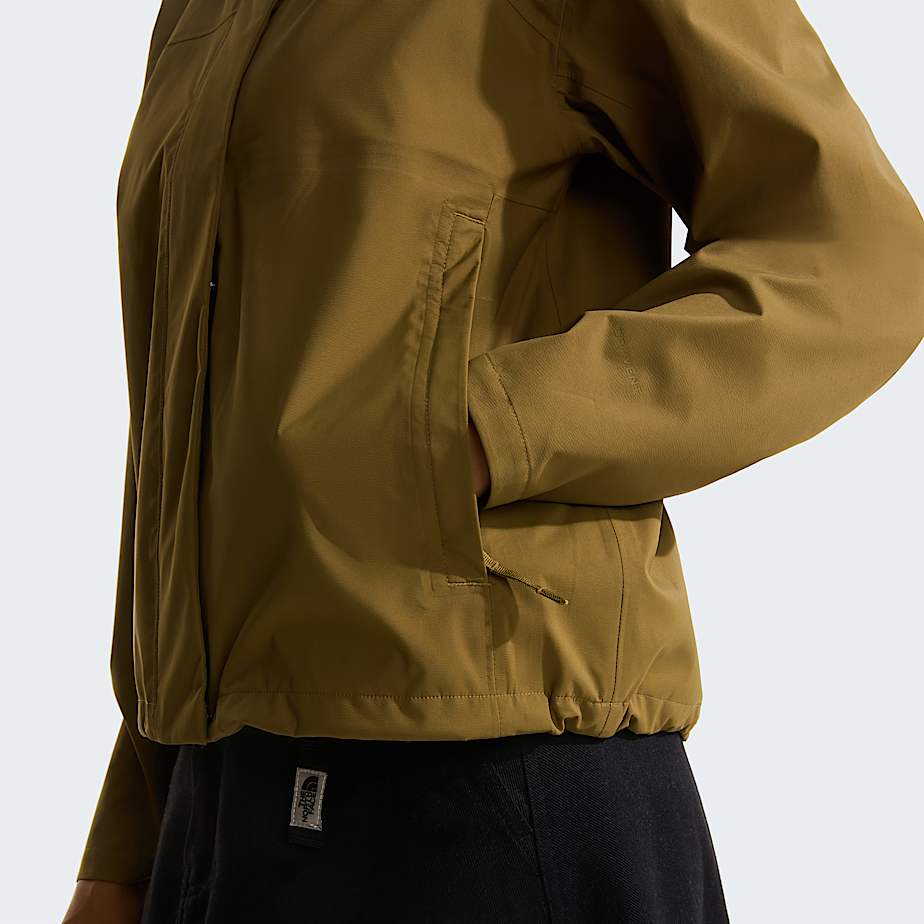 Womens Voyage Rain 3L Hooded Jacket TNF Cedar ALT7