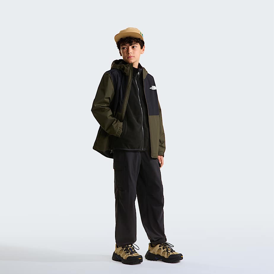 Teens Glacier ZipInCompatible Fleece Jacket TNF TNF Black ALT1