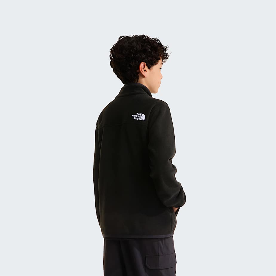 Teens Glacier ZipInCompatible Fleece Jacket TNF TNF Black ALT3