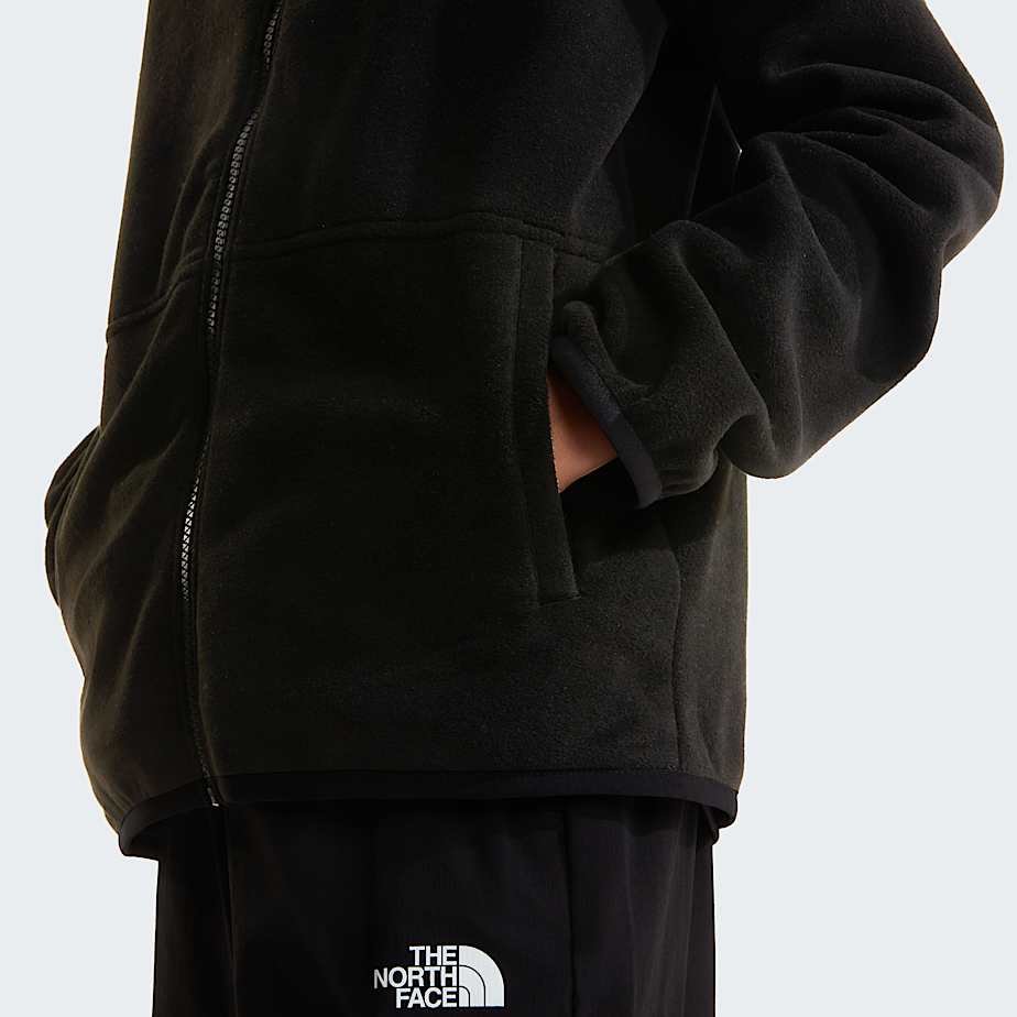 Teens Glacier ZipInCompatible Fleece Jacket TNF TNF Black ALT6