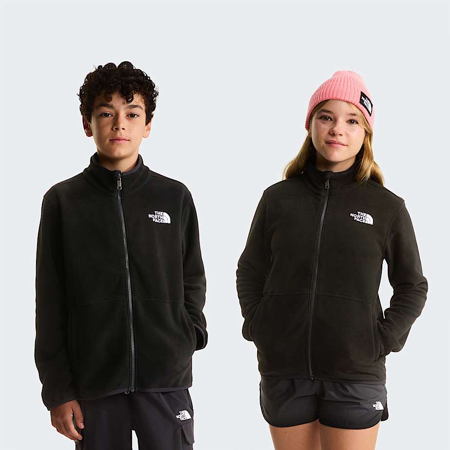 Teens Glacier ZipInCompatible Fleece Jacket TNF TNF Black HERO