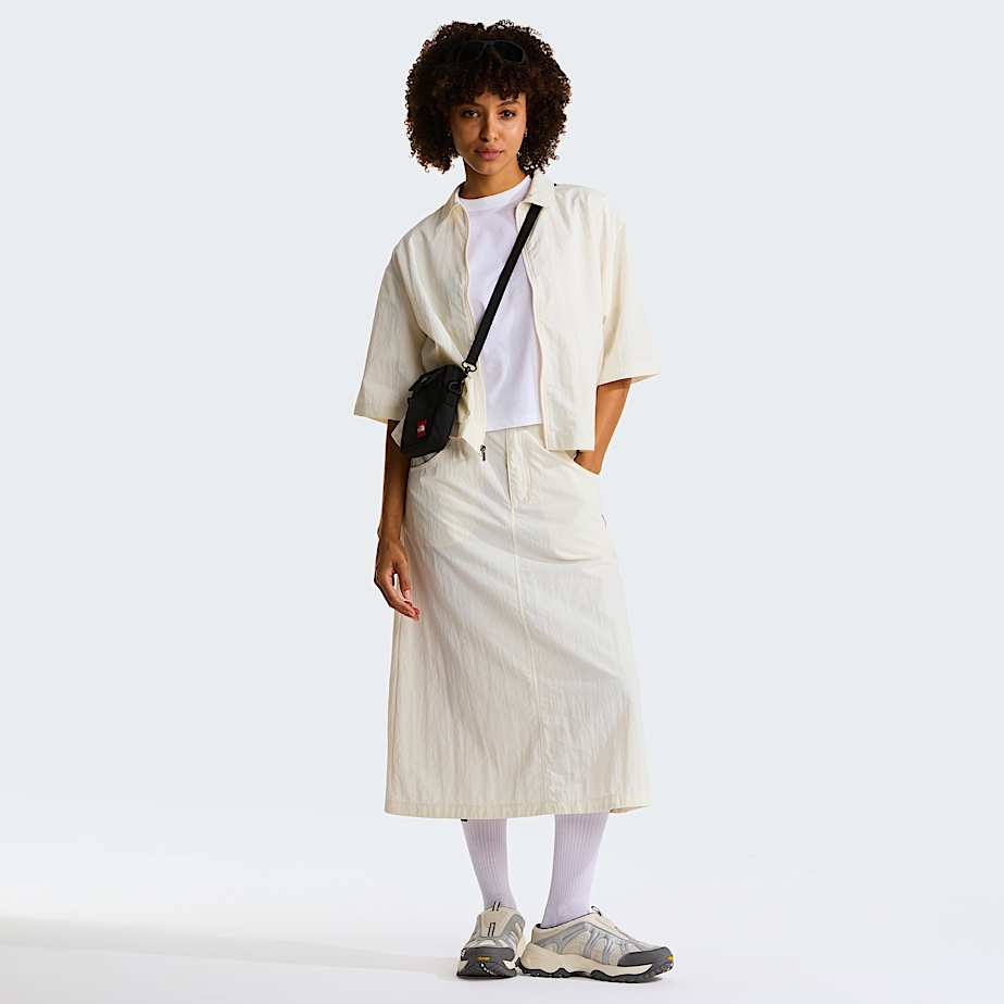 Womens Red Box Nylon Shirt TNF ALT1