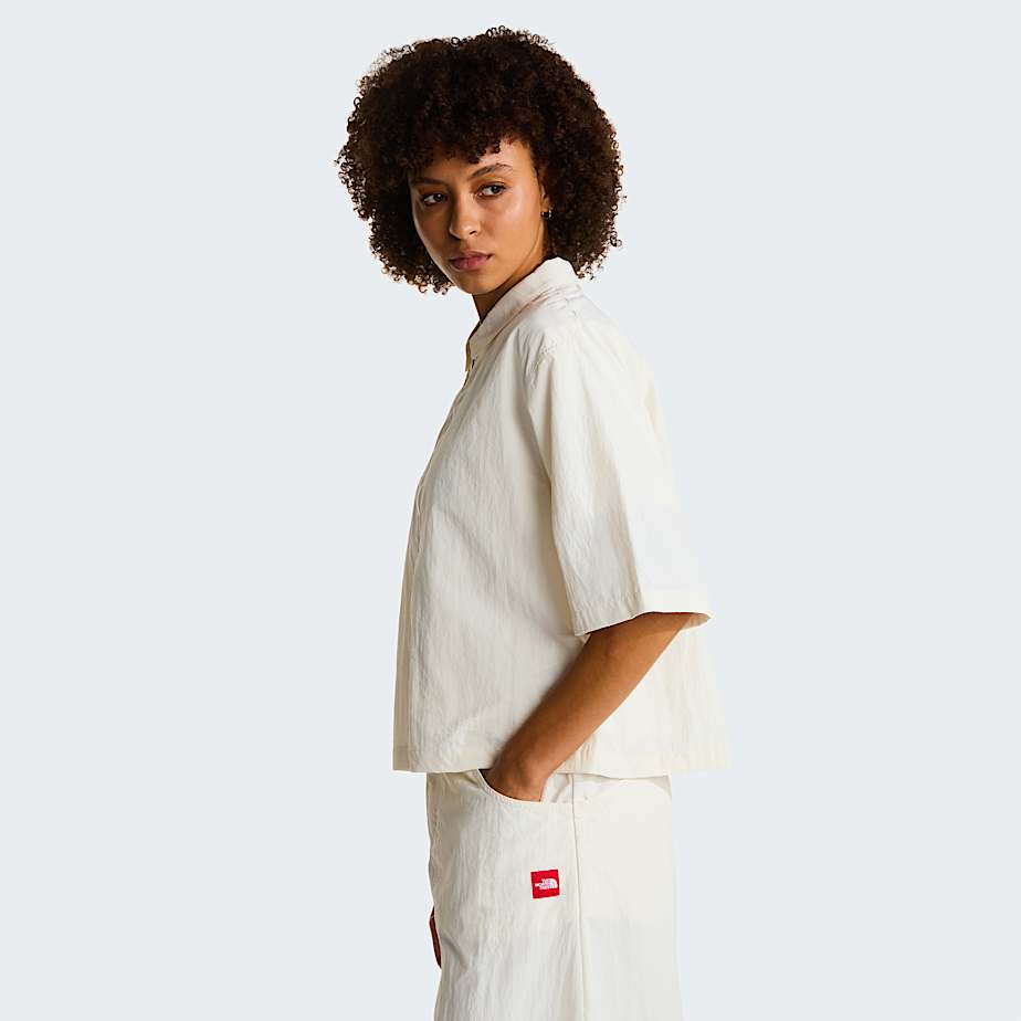 Womens Red Box Nylon Shirt TNF ALT2