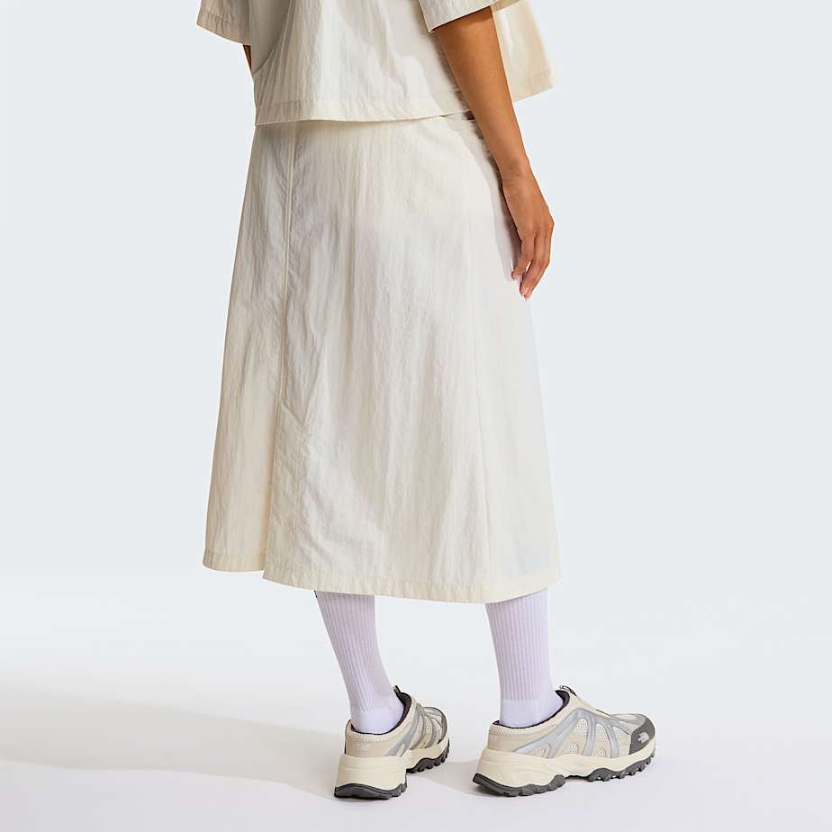 Womens Red Box Nylon Belted Skirt TNF ALT3