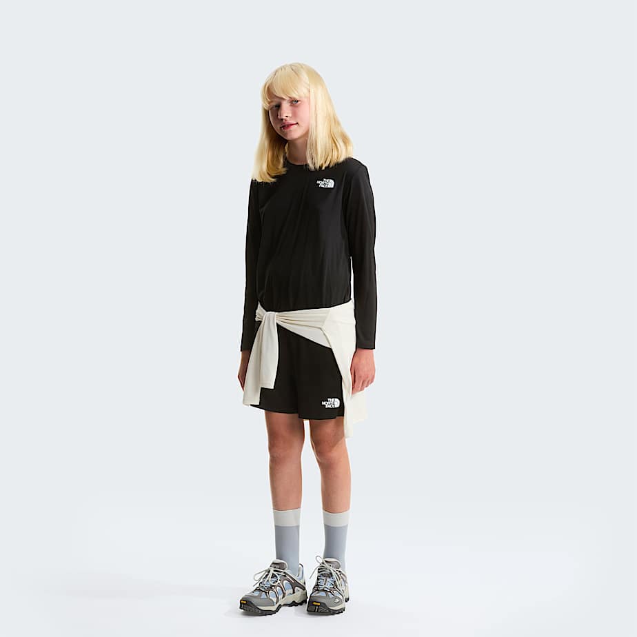Teens Poly Knit Shorts TNF TNF Black ALT7