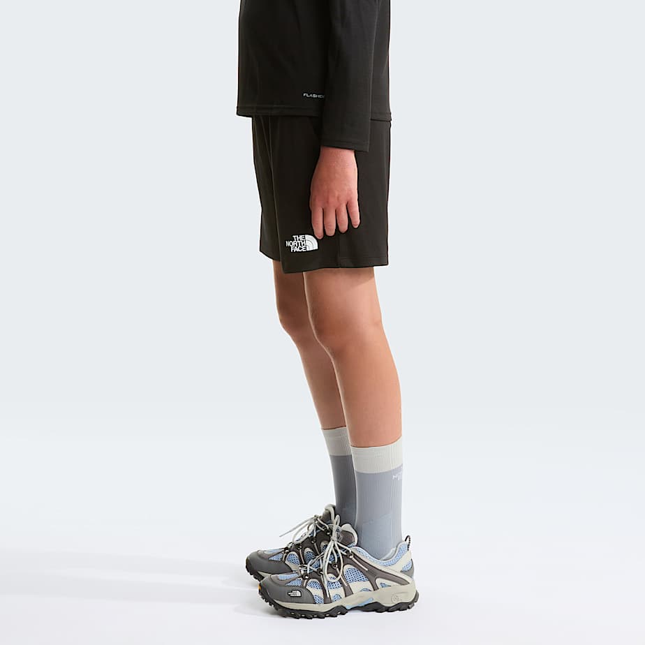 Teens Poly Knit Shorts TNF TNF Black ALT8