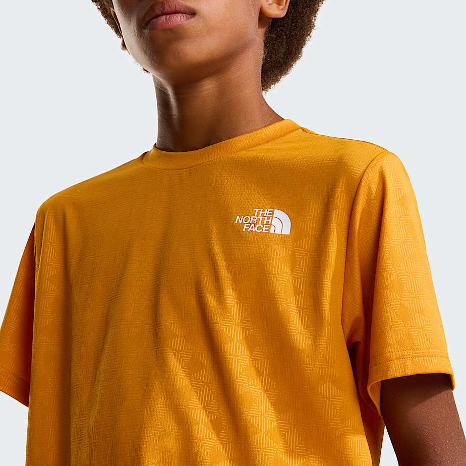Teens 247 Pentadome Embossed TShirt TNF Dust Orange ALT4