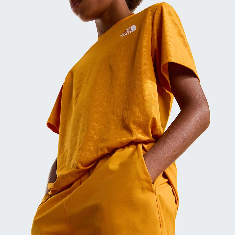 Teens 247 Pentadome Embossed Shorts TNF Dust Orange ALT5