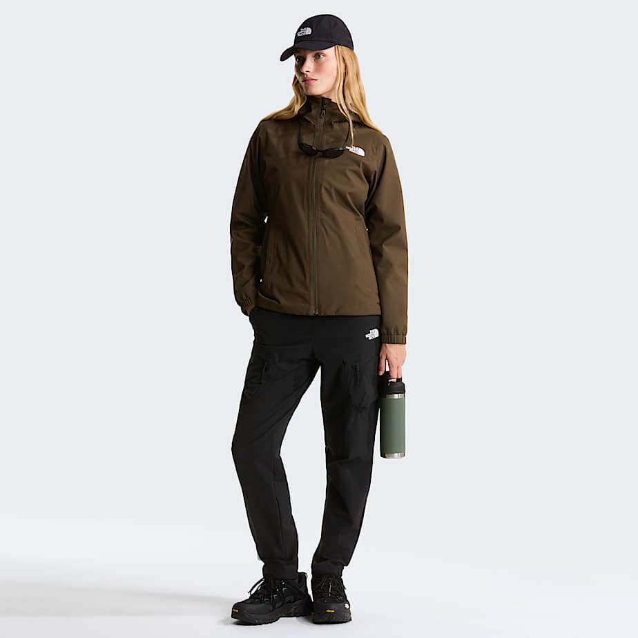Womens Quest  DryVent Jacket TNF New Taupe Green ALT1