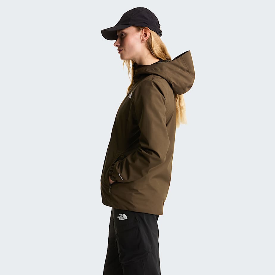 Womens Quest  DryVent Jacket TNF New Taupe Green ALT2