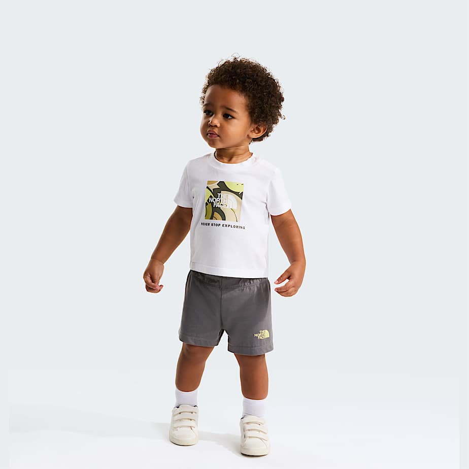 NSE Box Play Regular Shorts Set Baby TNF ALT9