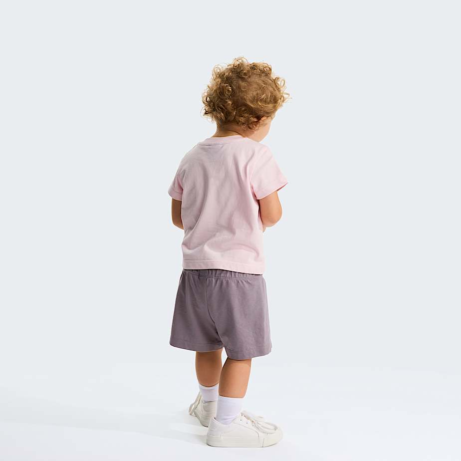 Baby NSE Box Play Regular Shorts Set TNF Pale BlossomTranscendent Grey ALT12