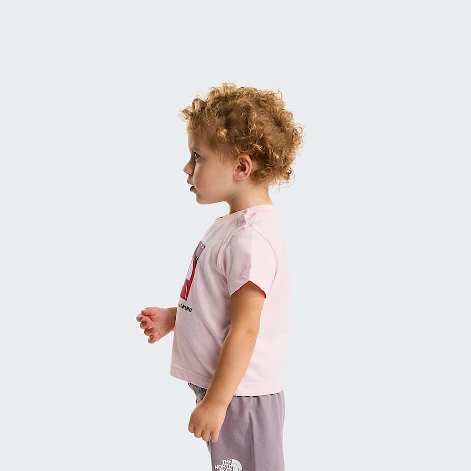 Baby NSE Box Play Regular Shorts Set TNF Pale BlossomTranscendent Grey ALT14
