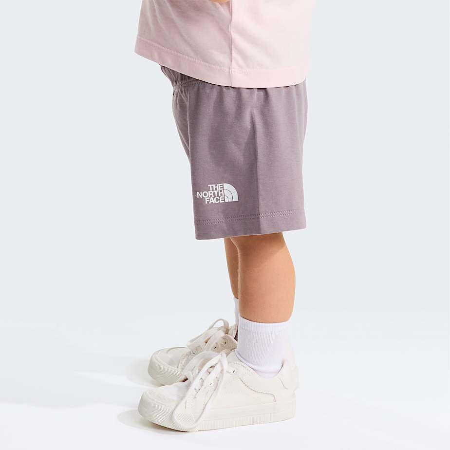 Baby NSE Box Play Regular Shorts Set TNF Pale BlossomTranscendent Grey ALT17