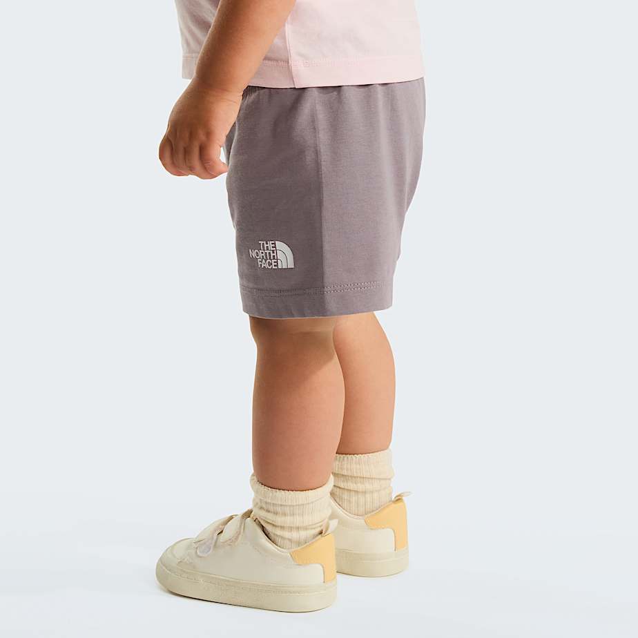 Baby NSE Box Play Regular Shorts Set TNF Pale BlossomTranscendent Grey ALT8