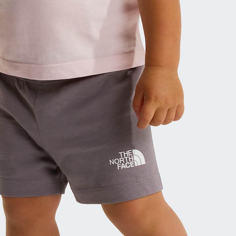 Baby NSE Box Play Regular Shorts Set TNF Pale BlossomTranscendent Grey ALT9