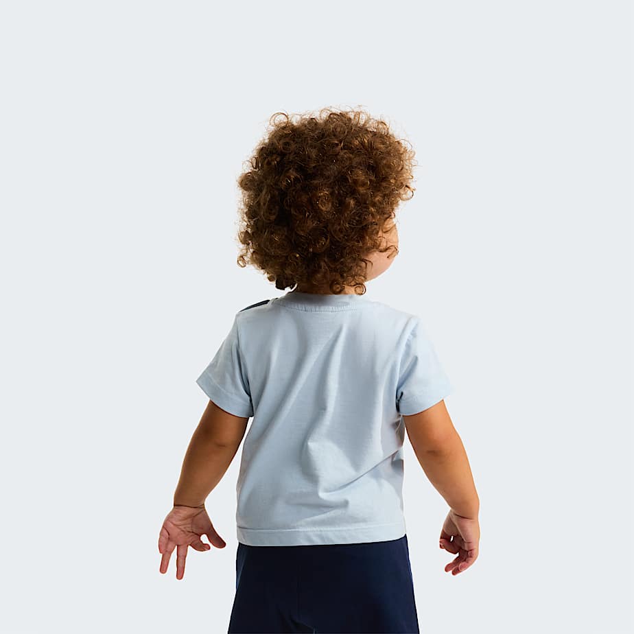 Baby NSE Box Play Regular Shorts Set TNF Polar HazeSummit Navy ALT15