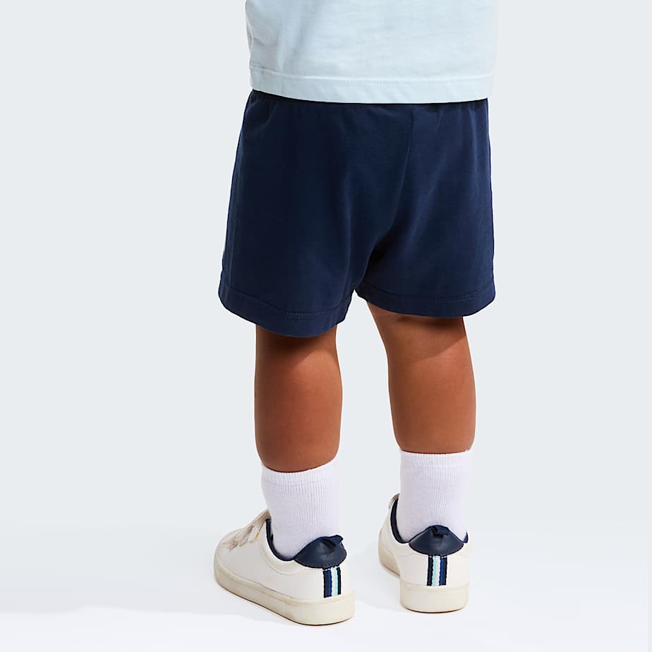Baby NSE Box Play Regular Shorts Set TNF Polar HazeSummit Navy ALT8
