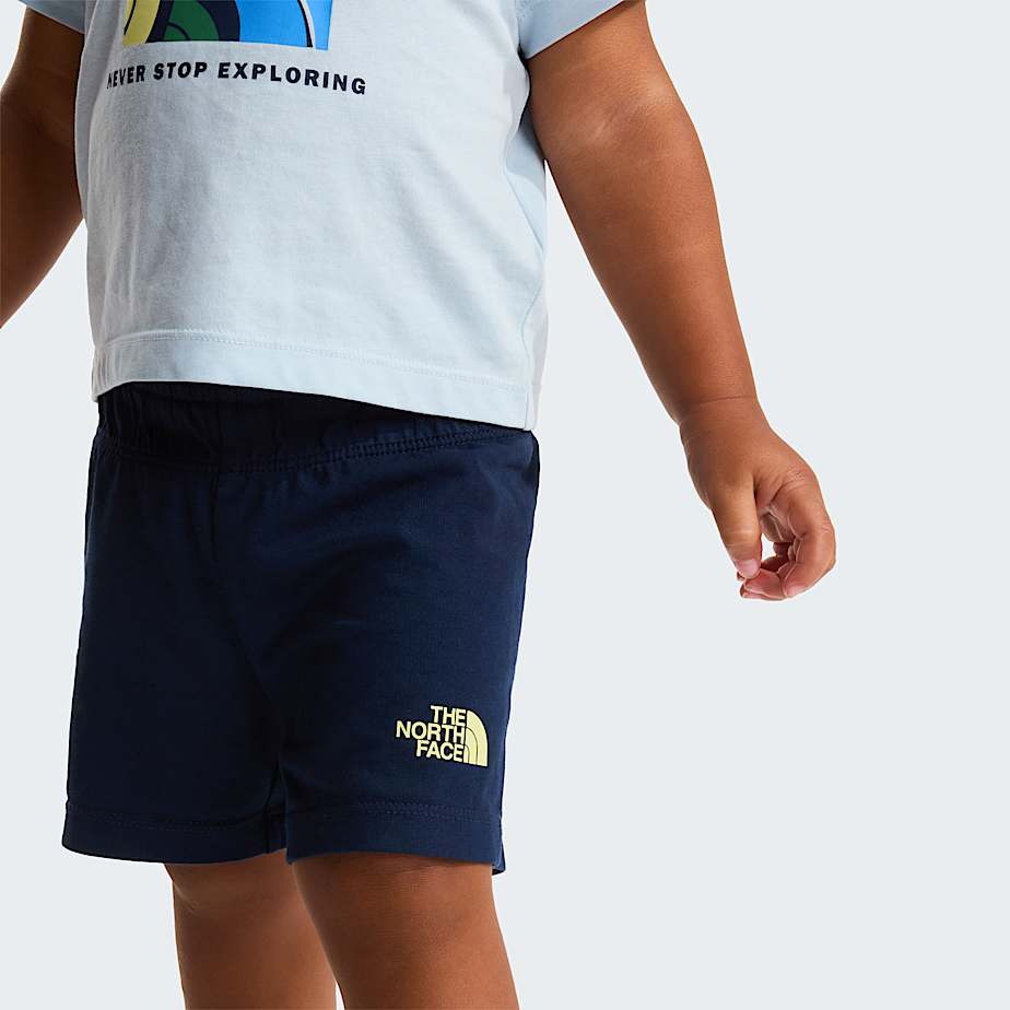 Baby NSE Box Play Regular Shorts Set TNF Polar HazeSummit Navy ALT9