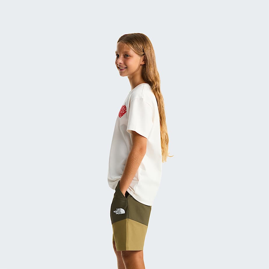 Girls Brand Proud Relaxed TShirt TNF White Dune ALT2