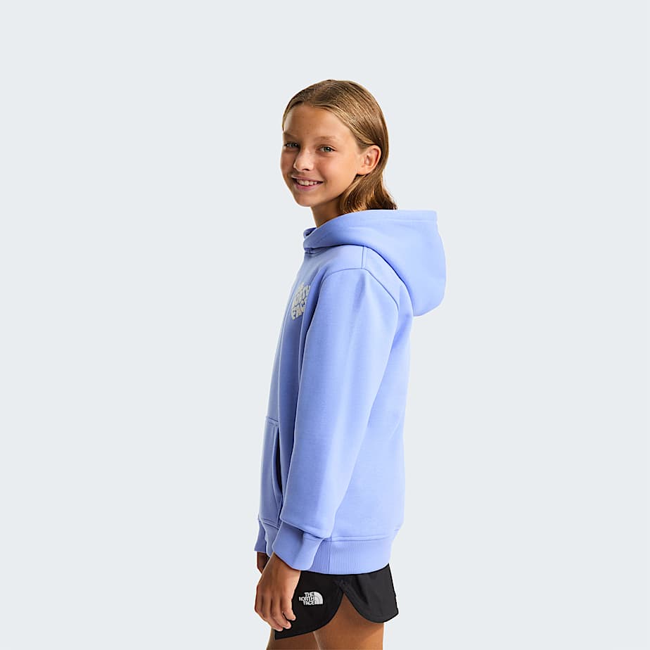 Brand Proud Relaxed Hoodie Girl TNF ALT2