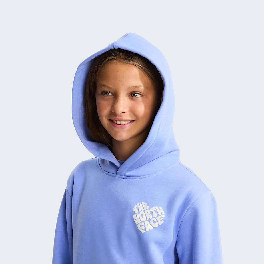 Brand Proud Relaxed Hoodie Girl TNF ALT4