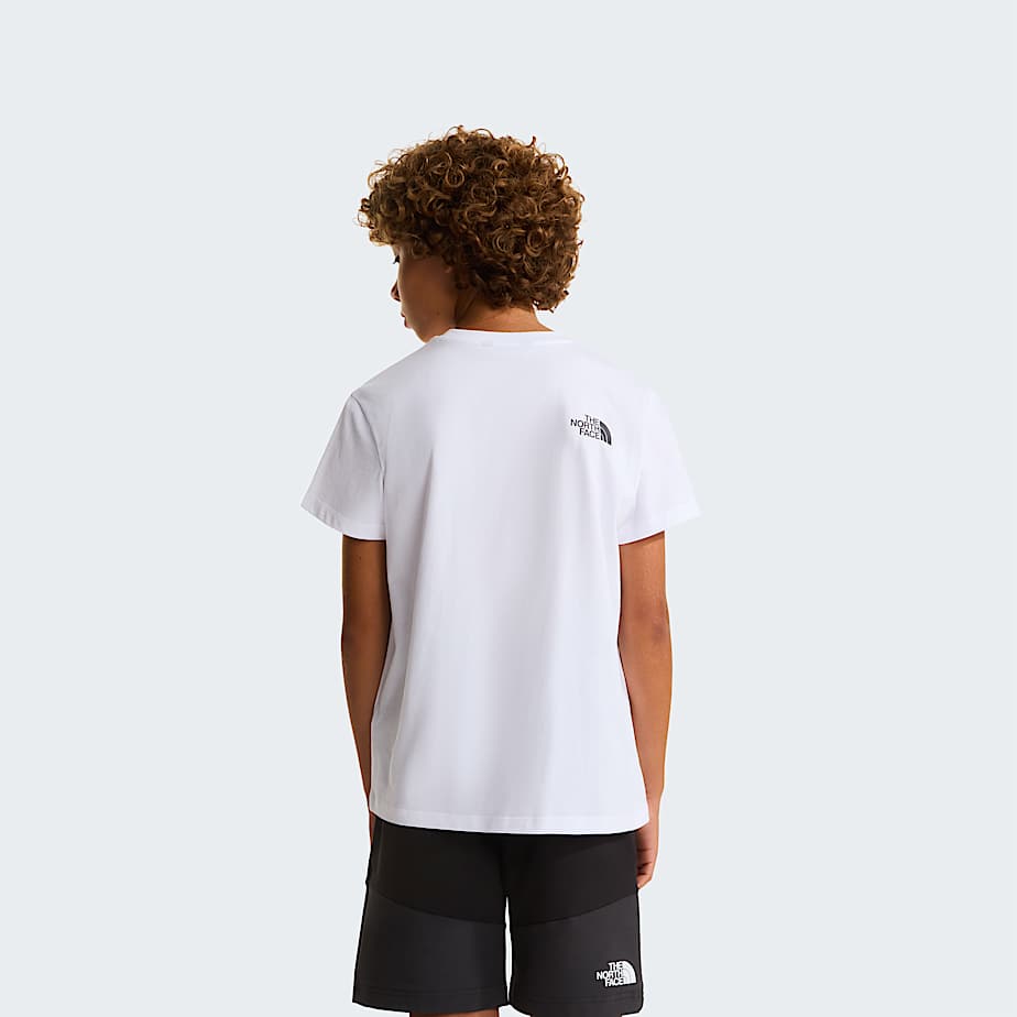 Boys Mountain Night Relaxed TShirt TNF TNF White ALT3