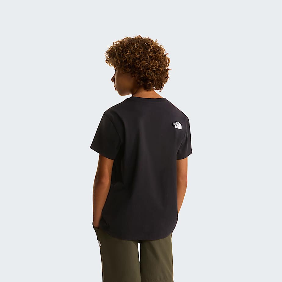 Boys Mountain Night Relaxed TShirt TNF TNF Black ALT3