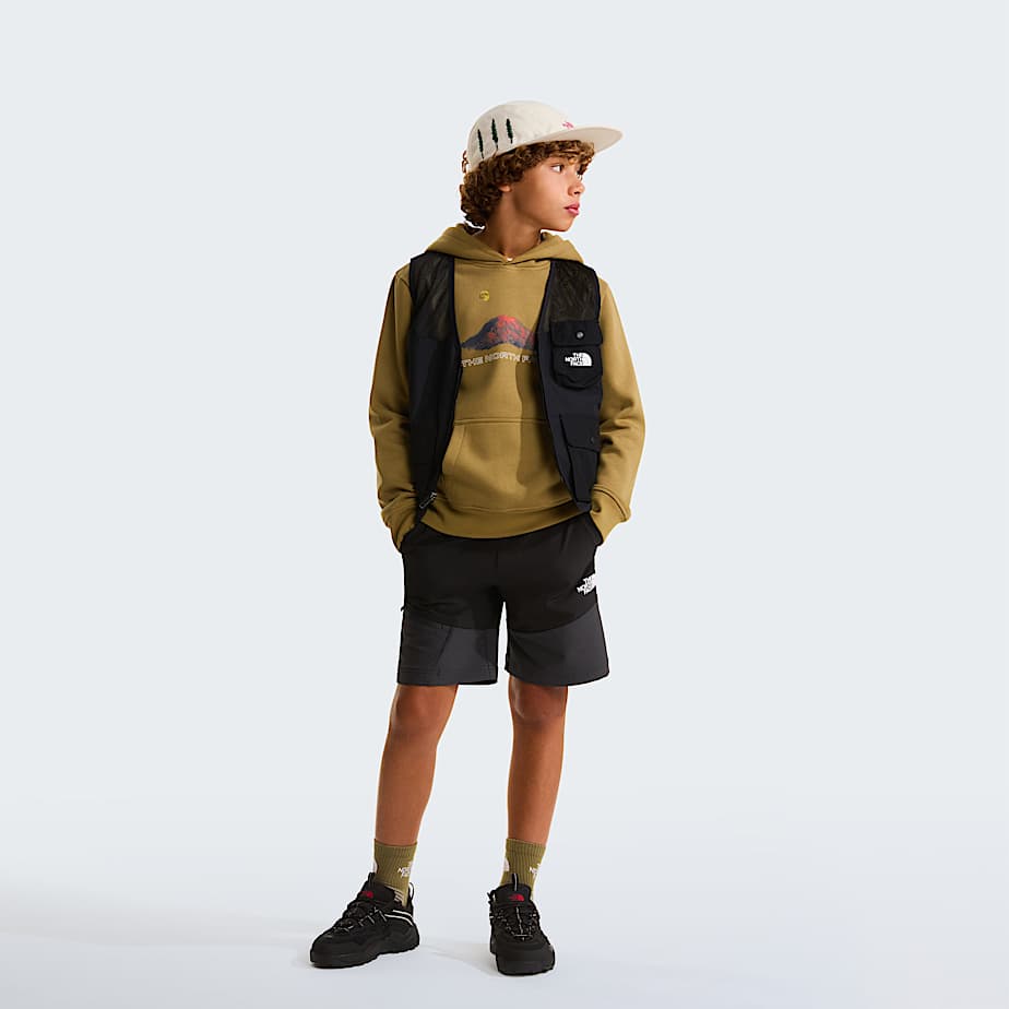 Mountain Night relaxt geschnittener Kapuzenpulli für Jungen - 2