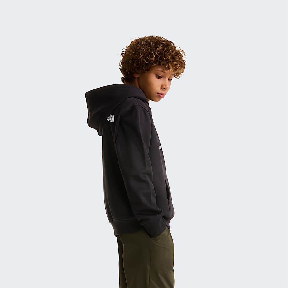 Mountain Night Relaxed Hoodie Boy TNF TNF Black ALT2