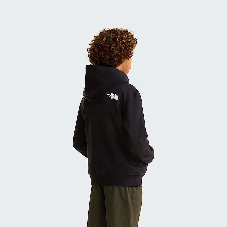 Mountain Night Relaxed Hoodie Boy TNF TNF Black ALT3