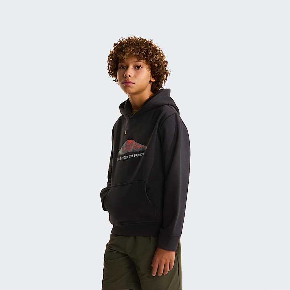 Mountain Night Relaxed Hoodie Boy TNF TNF Black HERO